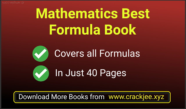 Best Mathematics Formulas Book for IIT JEE