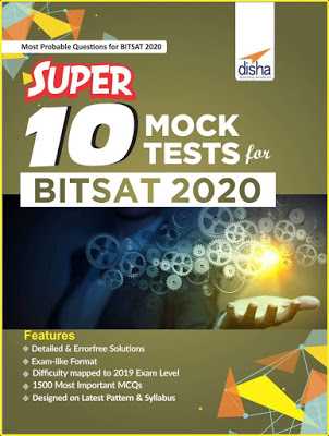 Download Disha BITSAT Super 10 Mock Tests Pdf Latest Edition