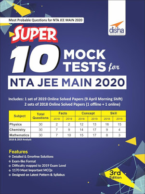 Download Disha NTA JEE Main Super 10 Mock Tests Latest Edition PdfPdf