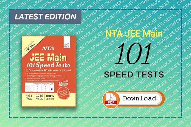 Download Disha NTA JEE Main 101 Speed Tests 2020 Pdf