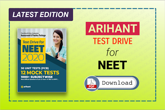 Latest Arihant Test for NEET 2020 View and Download Pdf