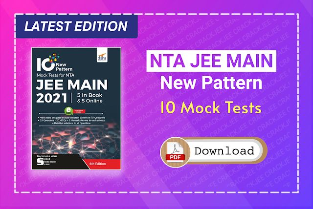 Download Latest Disha 10 Mock Tests for NTA JEE Main 2021 eBook Pdf