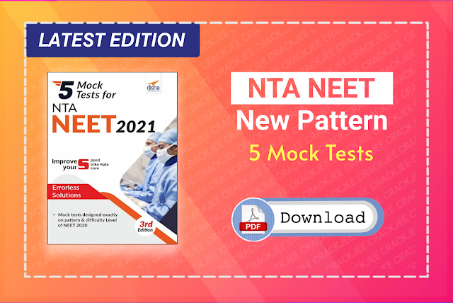 Download Latest Disha 5 Mock Tests for NTA NEET 2021 eBook Pdf