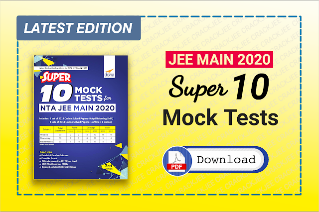 Download Disha NTA JEE Main Super 10 Mock Tests ebook Pdf